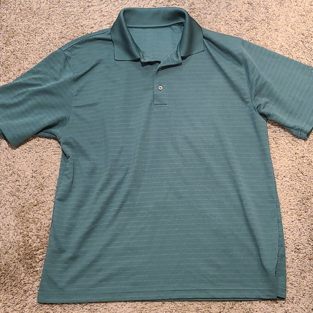 Men's Striped Polo